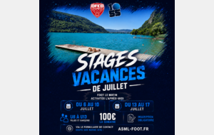 STAGE VACANCES