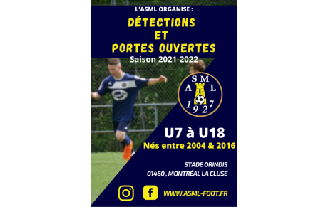 JOURNEES PORTES OUVERTES ET DETECTIONS 