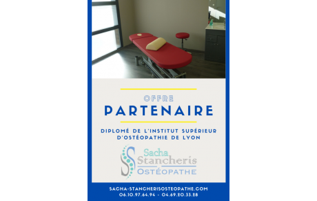 OFFRE PARTENAIRE AVEC SACHA STANCHERIS