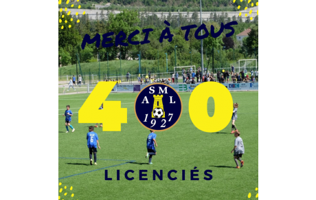 L’ASML atteint le nombre de 400 licencié(e)s !