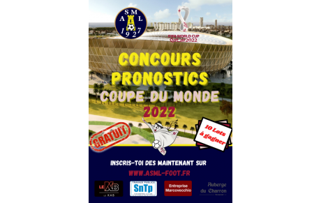 CONCOURS PRONOSTICS COUPE DU MONDE 2022