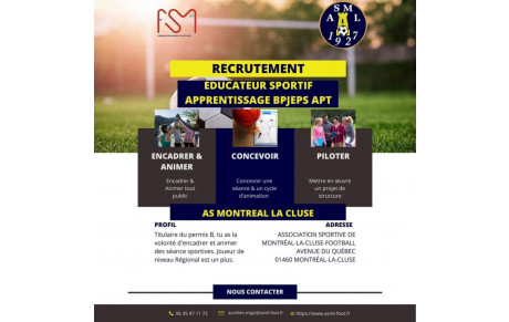 OFFRES D’EMPLOIS !